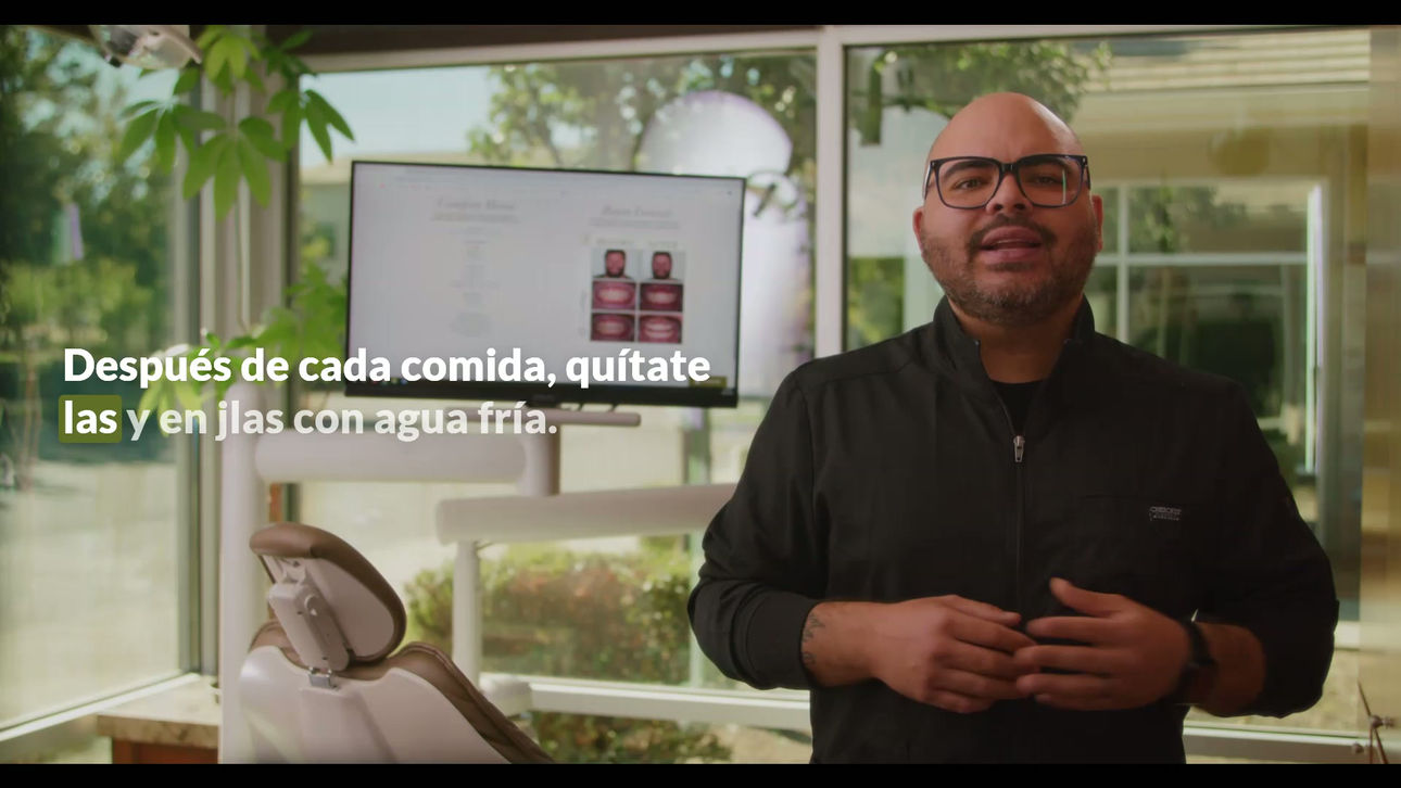 Post-Op Care for Temporary Dental Bridges Spanish